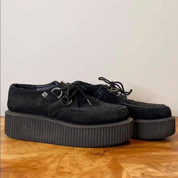 tuk Shoes - Black platforms